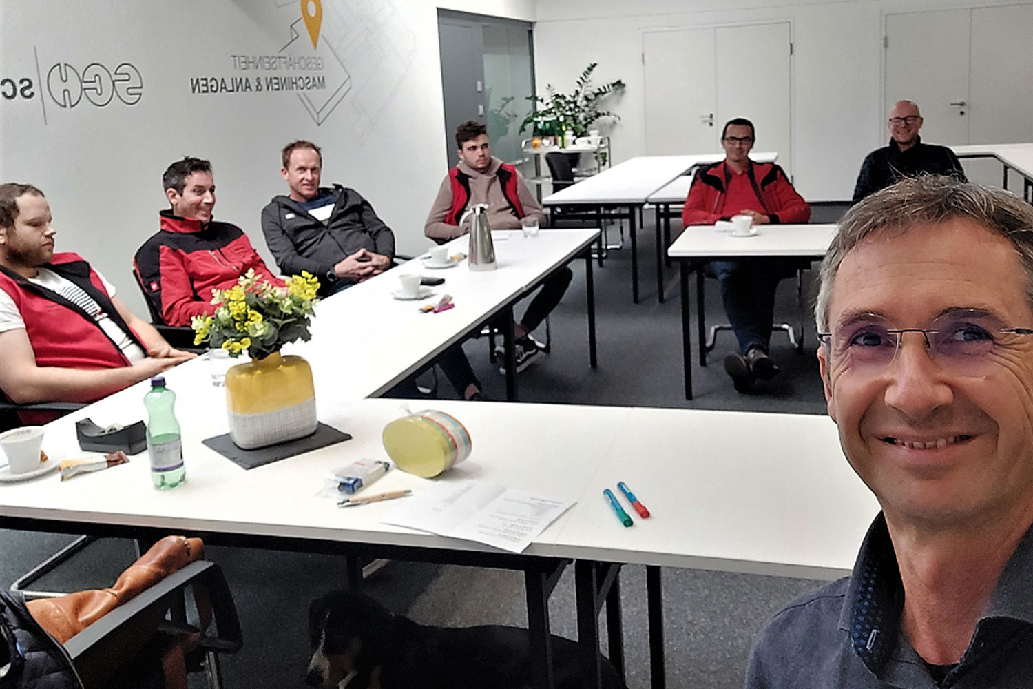 Exkursion 2022 mit konstruktivem Austausch - Gruppenfoto