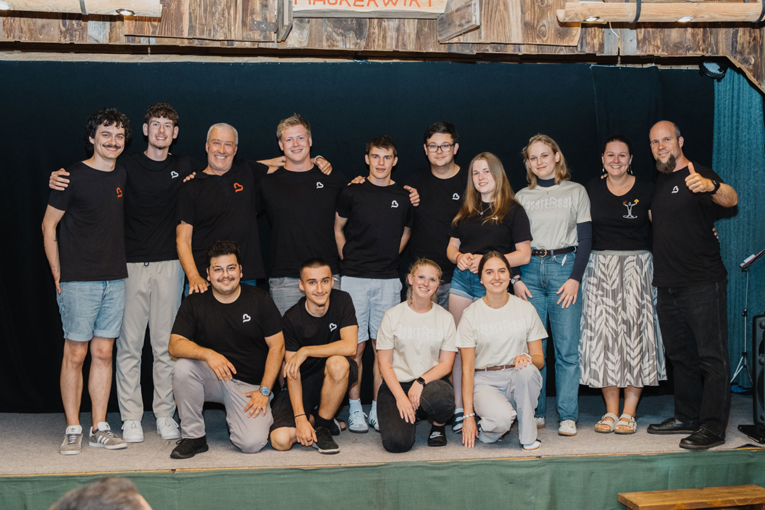 Gruppenfoto vom Abschlussabend LC Heart Beat