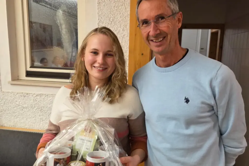 Klaus Pühringer mit Tischlergesellin Klara